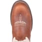 Durango Women's Saddle Western Boots Dark Brown/Cream Toe Profile