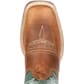 Durango Women's Ultra-Lite Western Boots Tan/Emerald Toe Profile