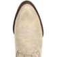 Durango Women's Crush Shortie Western Boots Taupe Toe Profile