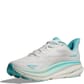 Hoka Women's Clifton 9 Wide Running Shoes Frost/Rose Gold Toe Profile