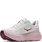 Hoka Women's Bondi 9 Wide Running Shoes - White/Pink Opal