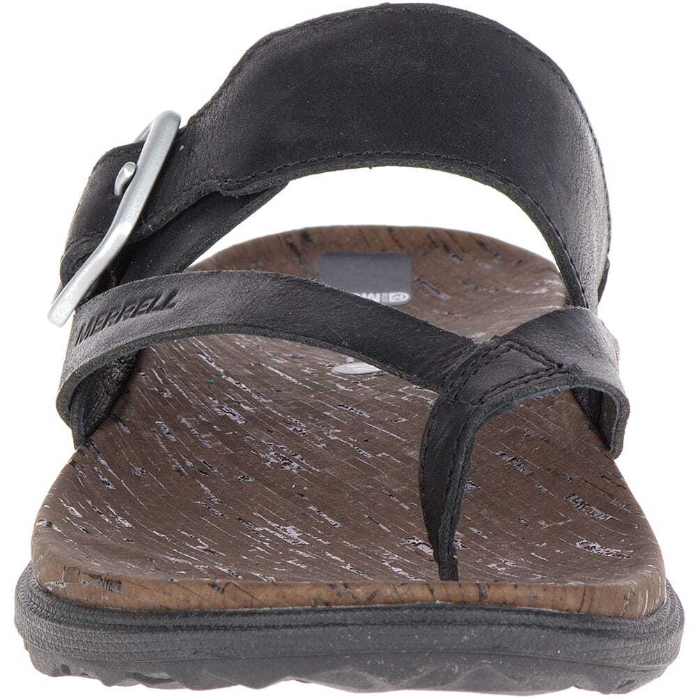 Merrell Women s Around Town Thong Buckle Sandals Black elliottsboots