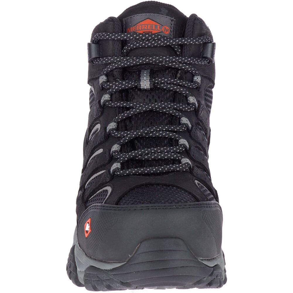 Merrell Women's Moab Vertex Mid WP Safety Boots - Black