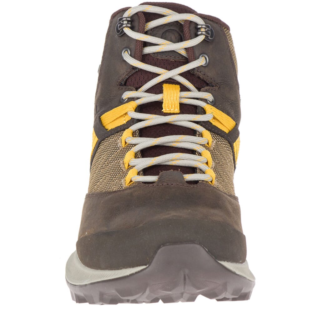 Merrell Men's Zion Mid WP Hiking Boots - Seal Brown | elliottsboots