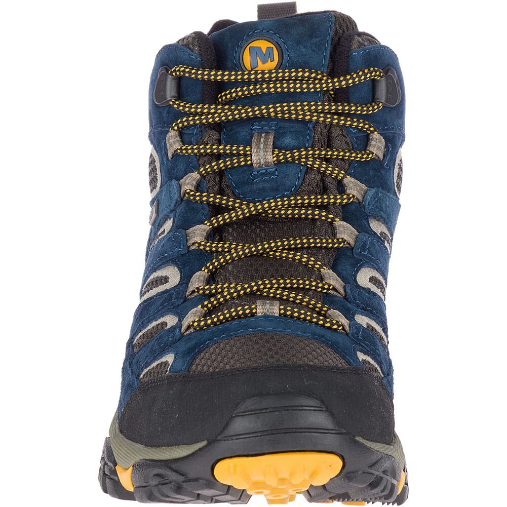 Merrell Men's Moab 2 Mid WP Hiking Boots - Olive/Blue