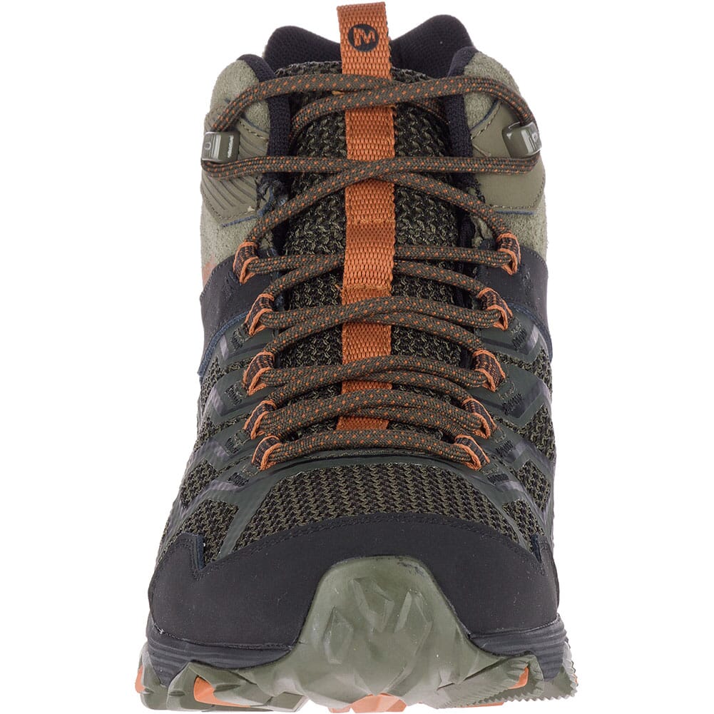 Merrell Men's Moab FST 2 Mid WP Hiking Boots - Olive/Adobe
