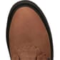 Justin Original Men's Livestock Work Boots Aged Brown Toe Profile