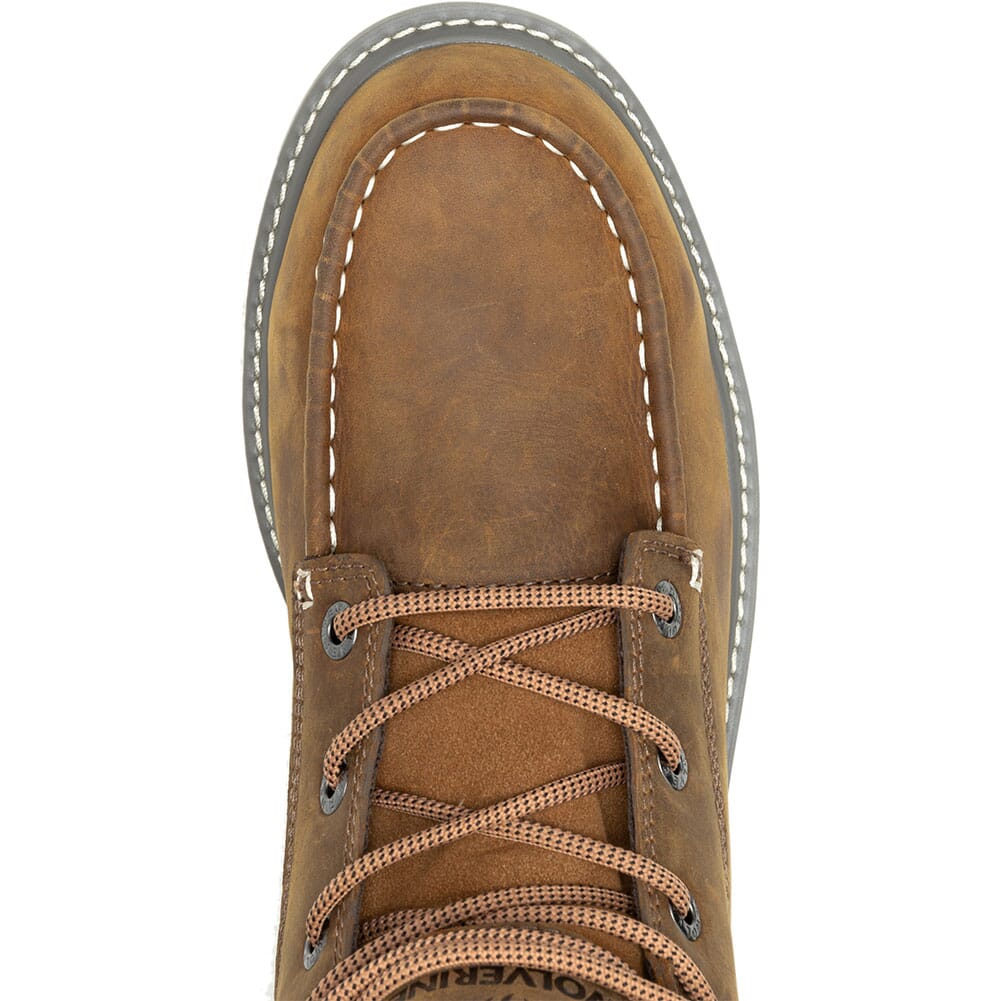 W230042 Wolverine Men's Trade Moc Toe Work Boots - Sudan Brown
