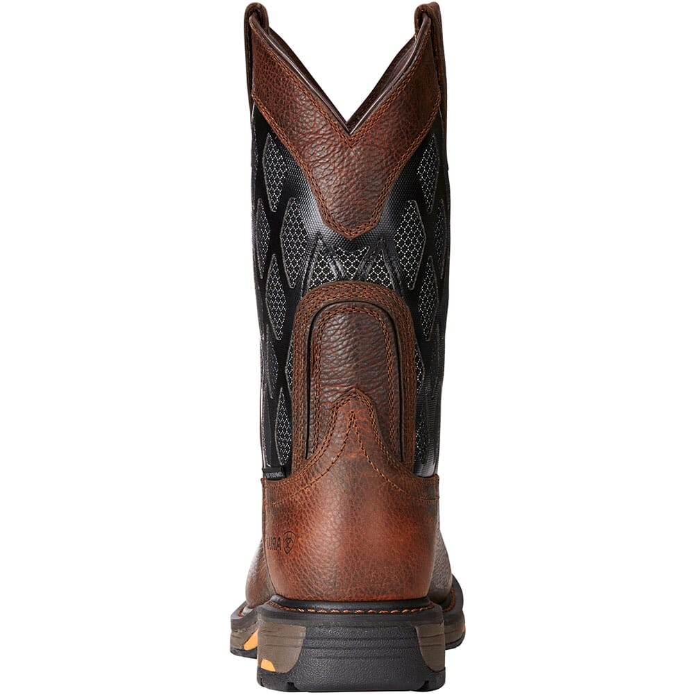 Ariat Men's Workhog VentTek Safety Boots - Charcoal/Brown