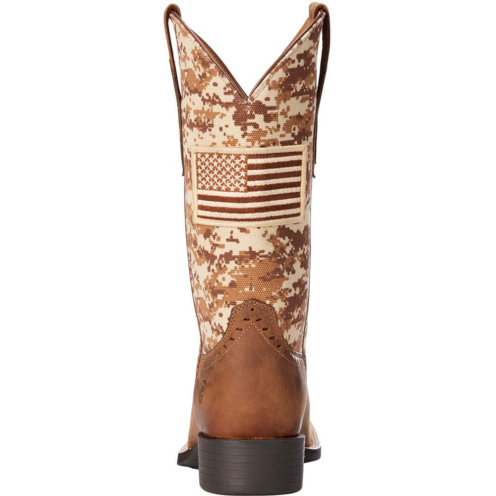 Ariat Women's Round Up Patriot Western Boots - Distressed Brown