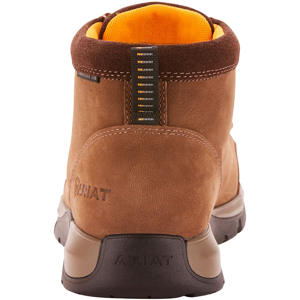 10024954 Ariat Men's Edge LTE Moc CT Safety Boots - Dark Brown