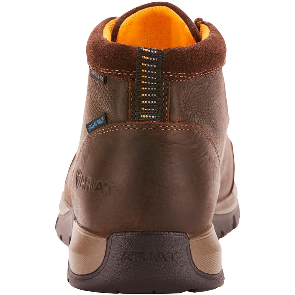 10024956 Ariat Men's Edge LTE Moc WP Safety Boots - Dark Brown