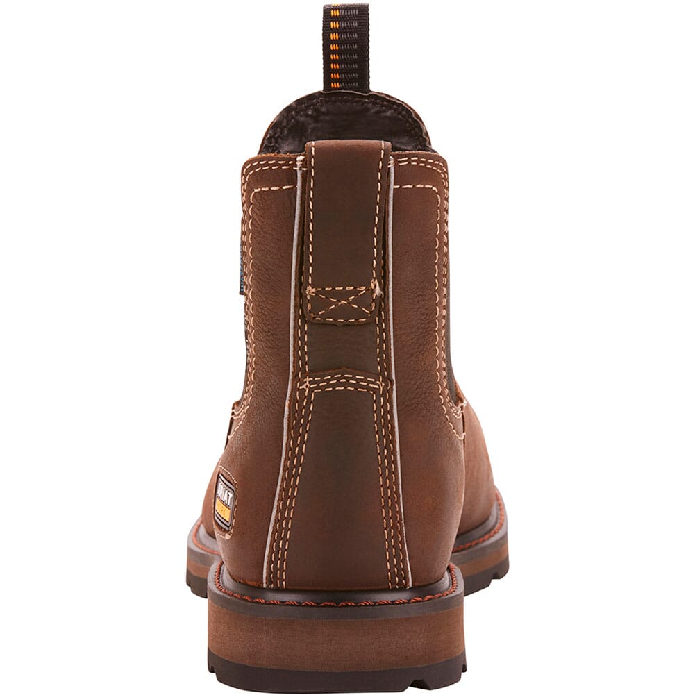 10024983 Ariat Men's Groundbreaker Chelsea WP Safety Boots - Dark Brown