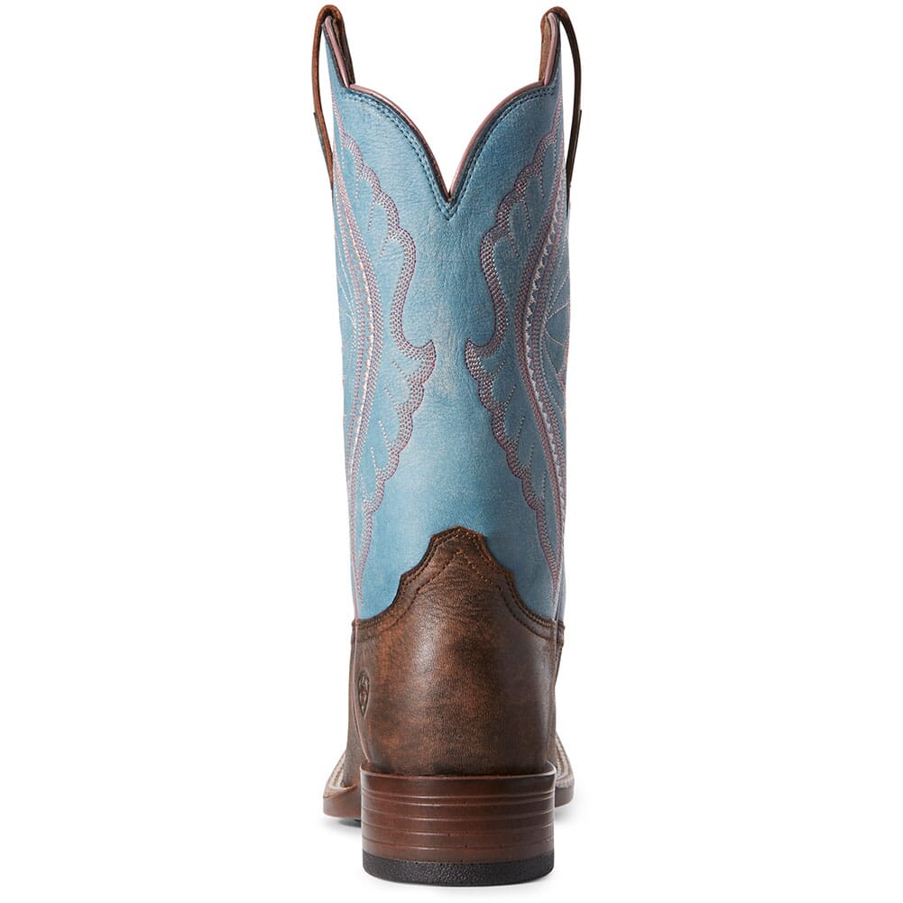 Ariat Women's Primetime Tack Western Boots - Chocolate/Blue