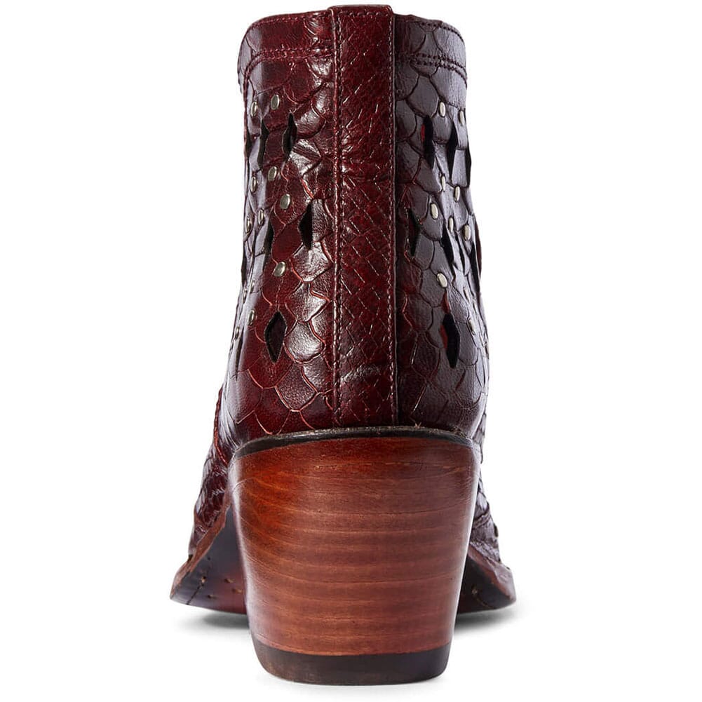 Ariat Women's Dixon Studded Western Boots - Red Snake