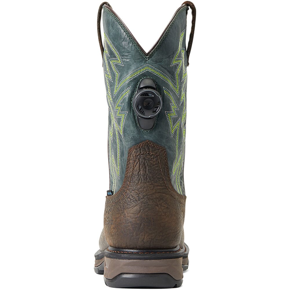10038924 Ariat Men's WorkHog XT BOA Safety Boots - Brown/Forest