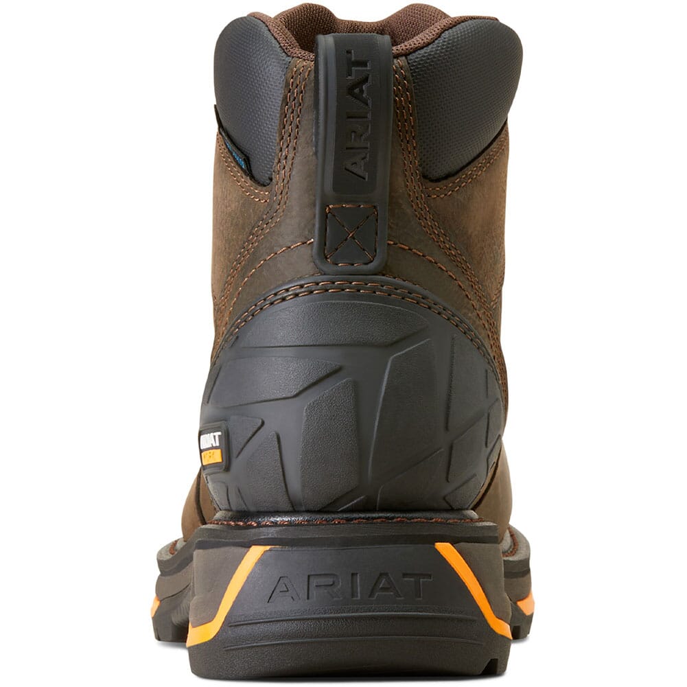 10042550 Ariat Men's Big Rig WP Safety Boots - Iron Coffee