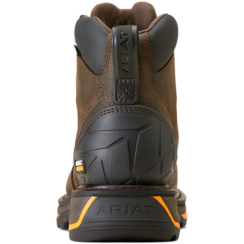 10042551 Ariat Men’s Big Rig WP Work Boots - Iron Coffee