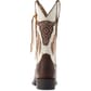 Ariat Women's Round Up Southwest StretchFit Western Boots Barn Brown Heel
