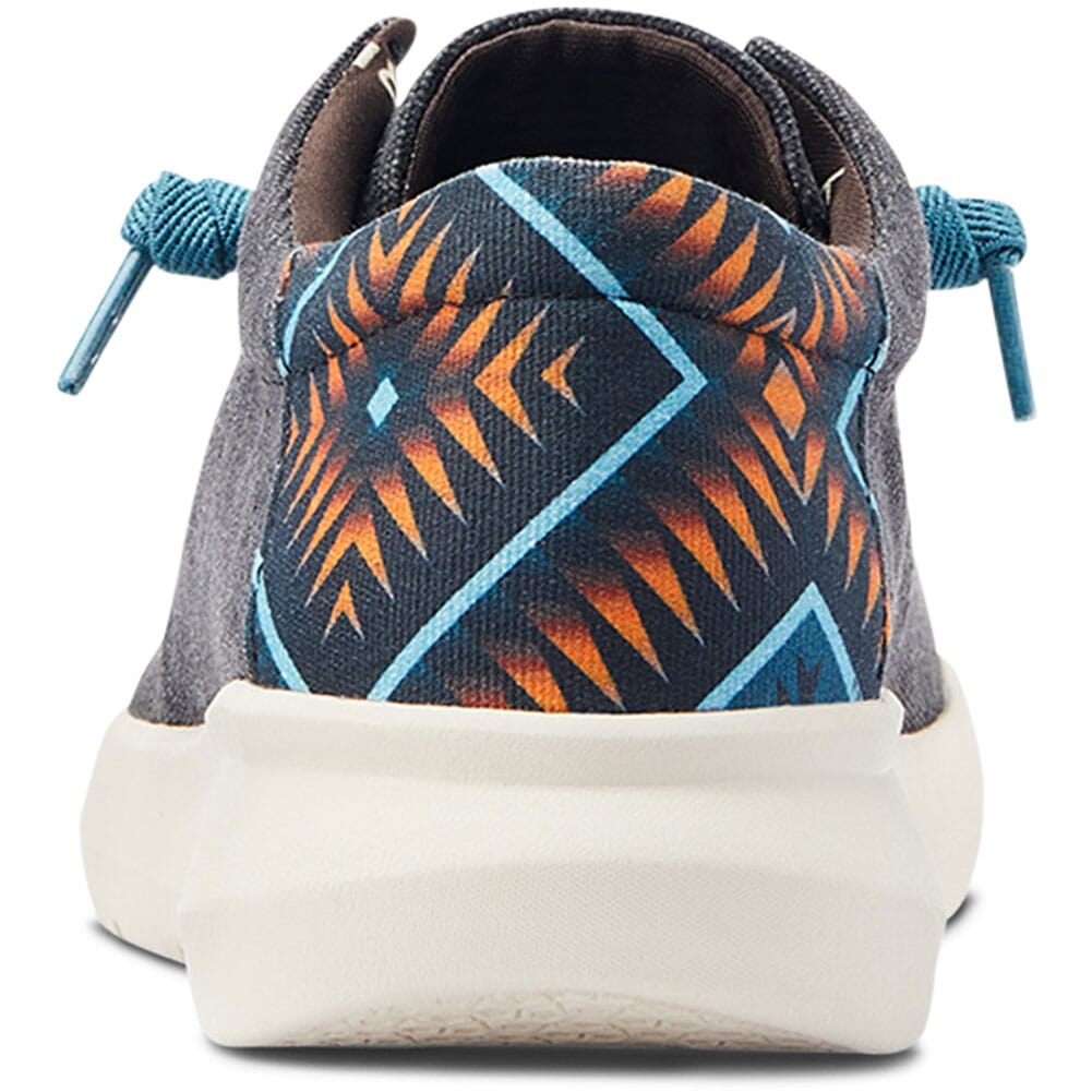 Ariat Men's Hilo Stretch Casual Shoes - Charcoal Blue/Blue Aztec