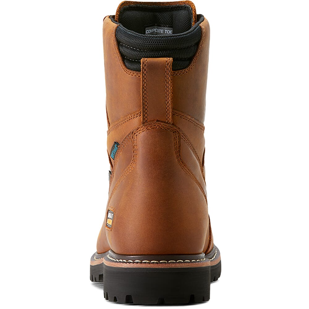 Ariat Men's Longview WP Work Boots - Copper Brown | elliottsboots