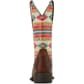 10061221 Ariat Women's Round Up StretchFit Western Boots - Tan/Bubblegum Serape