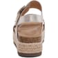 CP105 Aetrex Women's Vania Arch Support Platform Sandals - Champagne