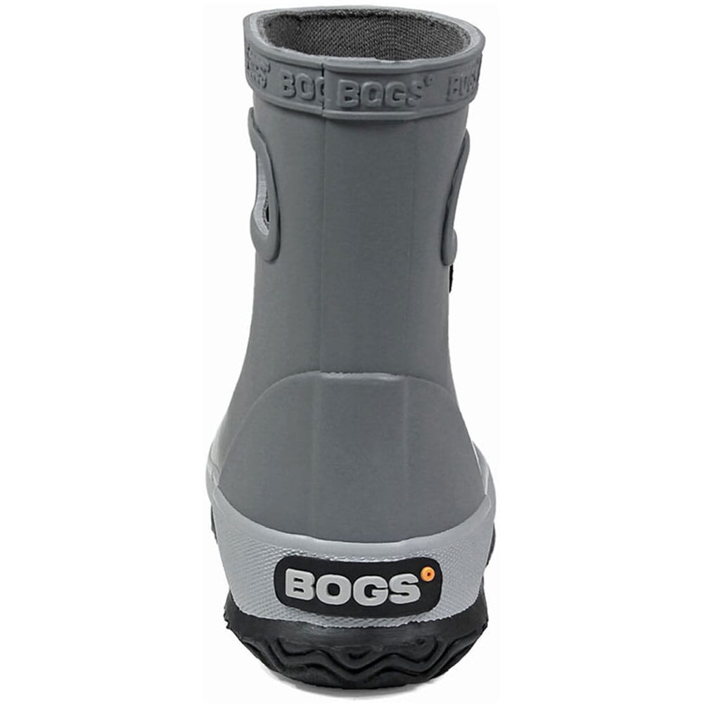 72225K-020 Bogs Kids Skipper Solid Rubber Boots - Gray