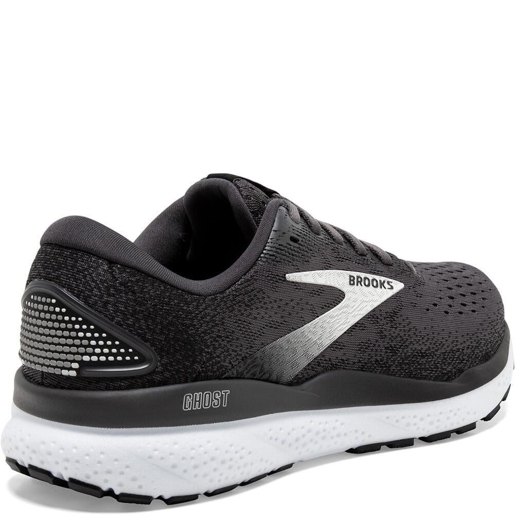 120407-090 Brooks Women's Ghost 16 Athletic Shoes - Black/Grey/White