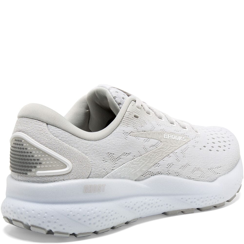 120407-151 Brooks Women's Ghost 16 Athletic Shoes - White/Grey