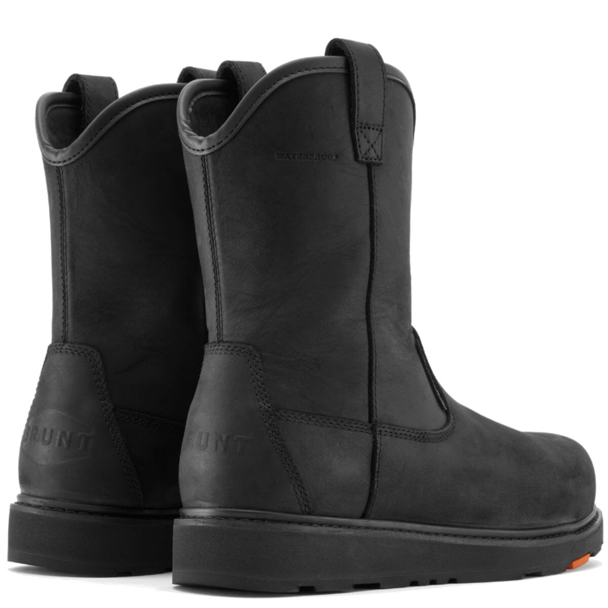 BRUNT Men's Bolduc LE Brunt Toe Work Boots - Black | elliottsboots