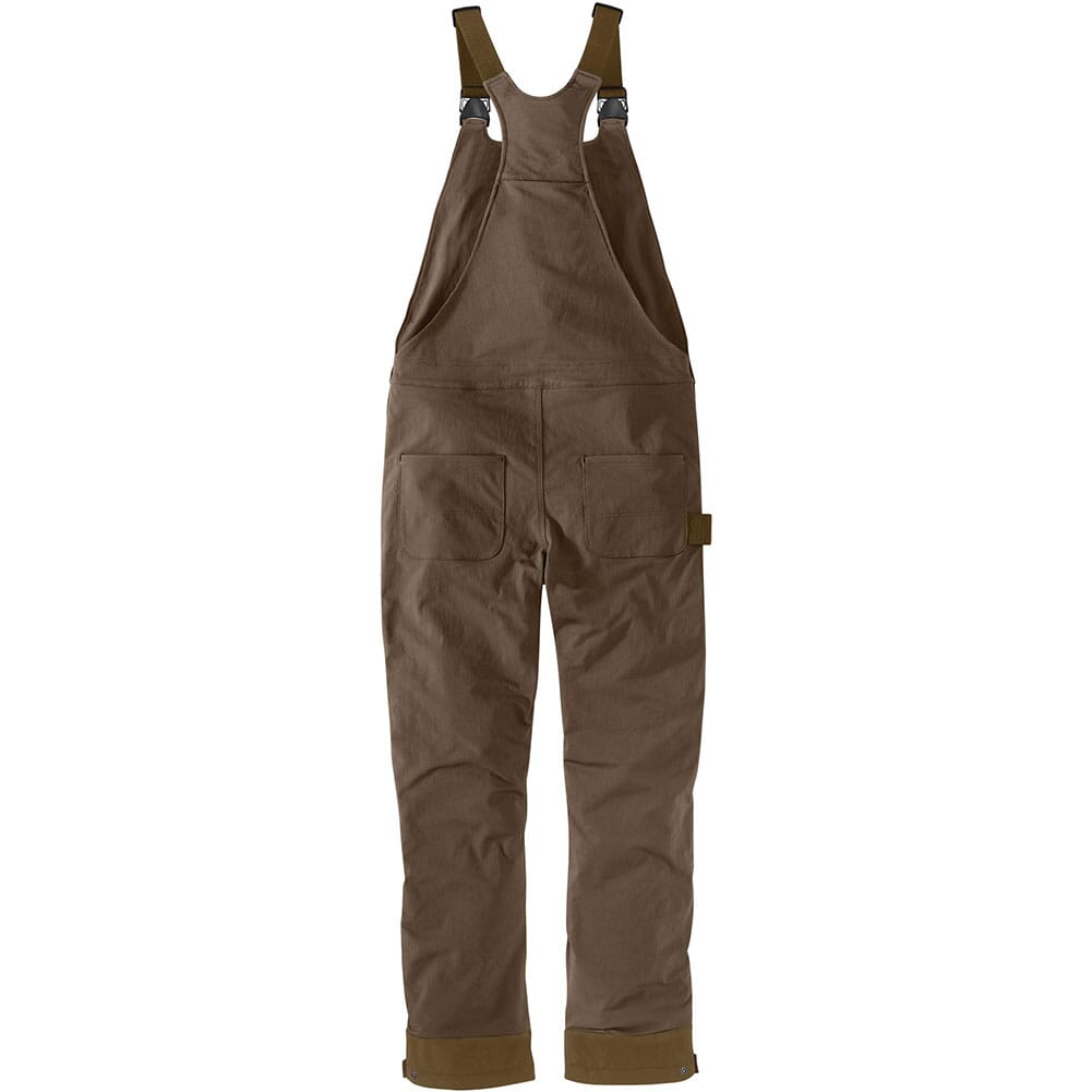 105004-205 Carhartt Men's Super Dux Relaxed Fit Insulated Bib Overall - Coffee