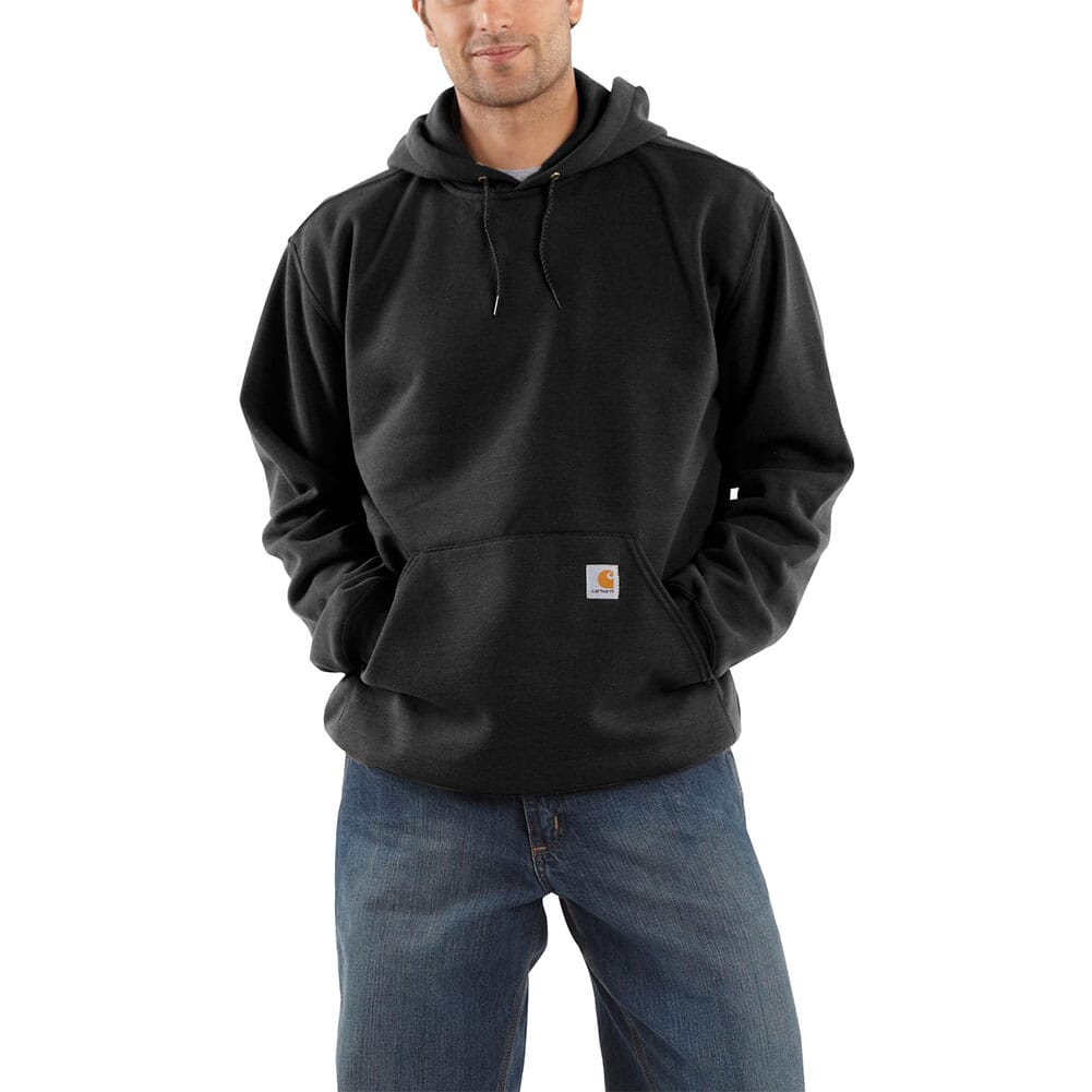 K121-BLK Carhartt Men's Hooded Sweatshirt - Black