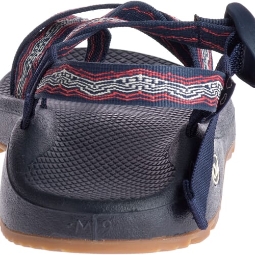 Men\'s 9 Chaco Z/Cloud 2 Sandals Tri Navy Blue Black Red White Gum Chaco Men main image 2