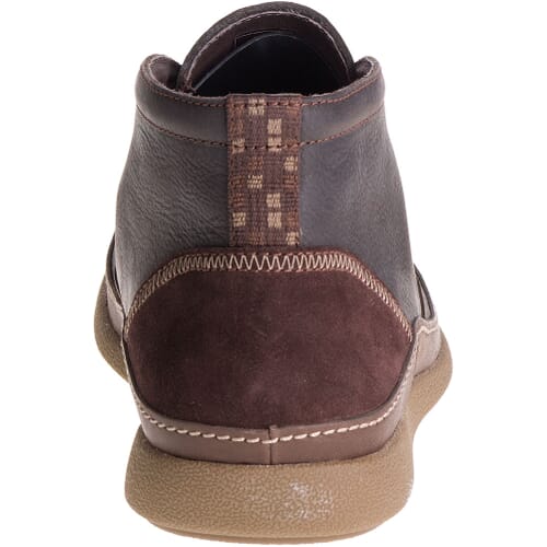 Chaco Mens Java leather ankle boots size 11.5 montrose chukka everyday shoe Chaco Montrose Mens Chukka Boots Java Brown Leather Lace Up  main image 4