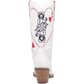 Dingo Women's Queen A Hearts Western Boots - White
