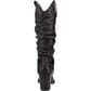 DI2285-BK Dingo Women's Grit N' Grace Leather Boots - Black