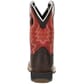 Durango Lil' Rebel Pro Little Kid's Western Boots Dark Chestnut/Crims Heel