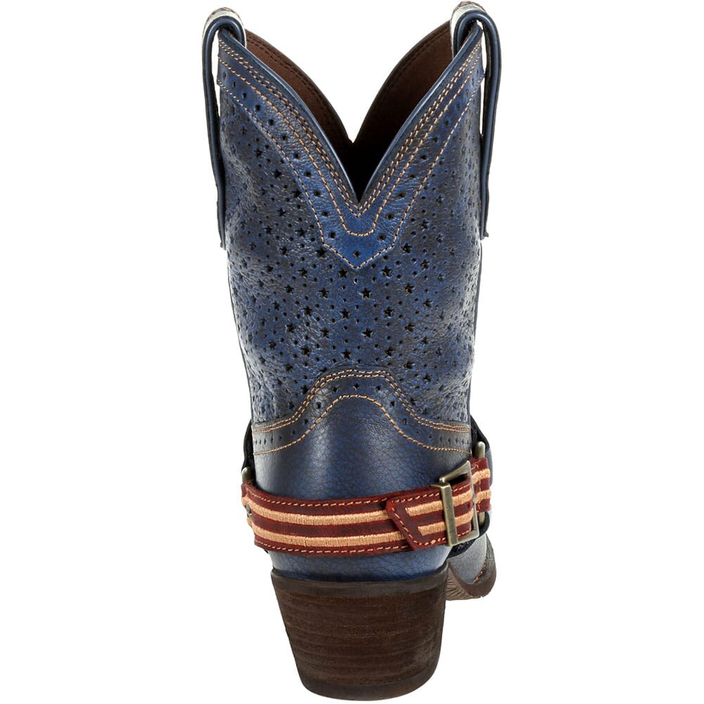 DRD0374 Durango Women's Crush Ventilated Shortie Western Boots - Glory Blue