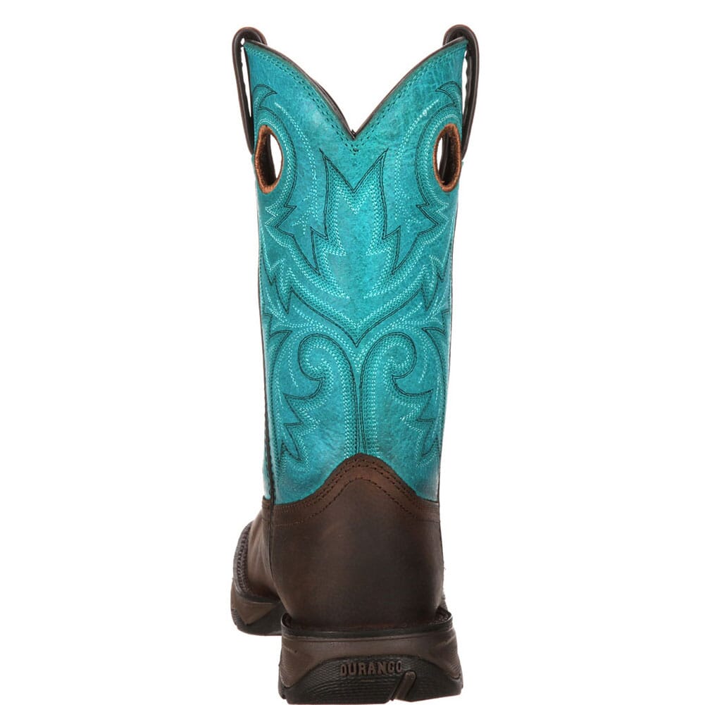 Durango Women's Lady Rebel Bar None Western Boots - Brown/Turquoise