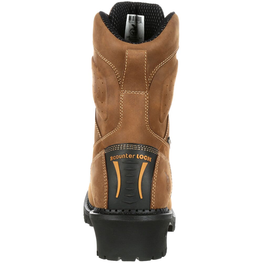 Georgia Men's Comfort Core Safety Loggers - Brown
