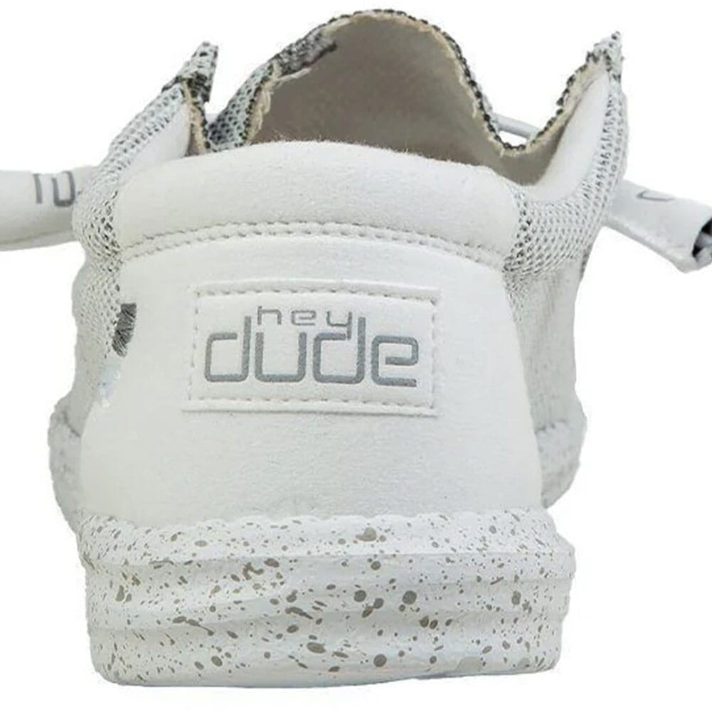 40019-1KA Hey Dude Men's Wally Sox Casual Shoes - Stone White