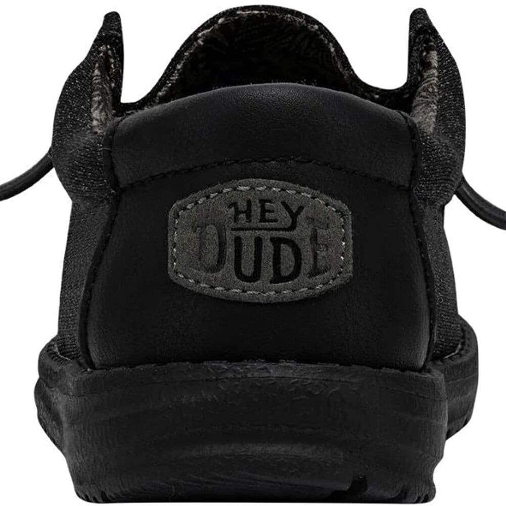 40655-001 Hey Dude Toddler Wally Basic Casual Shoes - Black