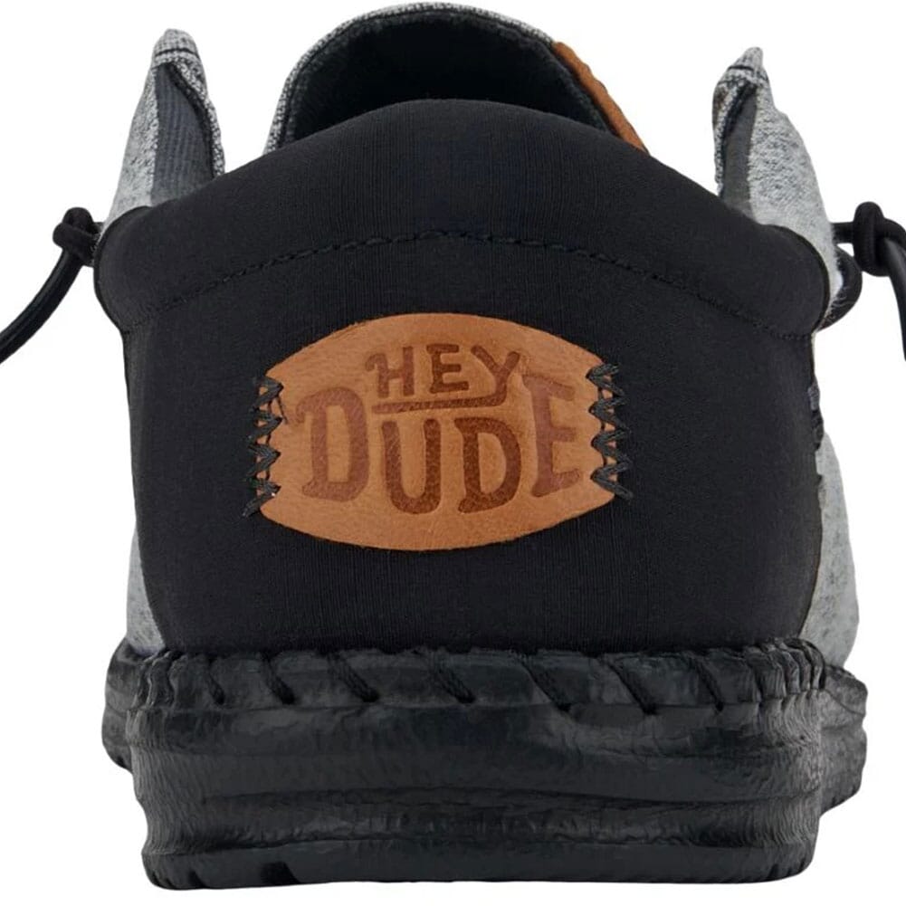 40677-097 Hey Dude Men's Wally Sport Mesh Casual Shoes - Black/Grey