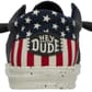 40687-4MQ Hey Dude Men's Wally Americana Casual Shoes - Navy White