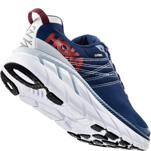 Hoka One One Clifton 6 Mens Running Shoes‎ Blue Red 1102872 EBPA Size 9.5 Hoka Men main image 4