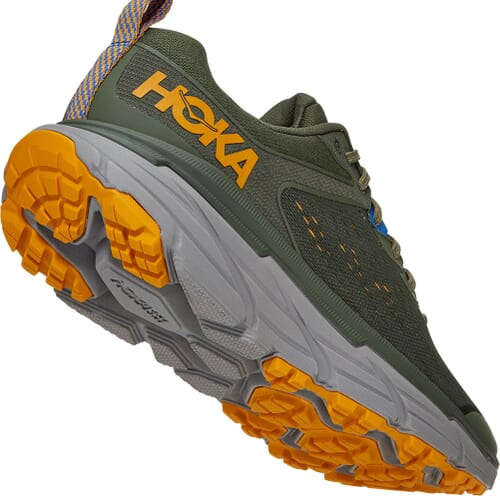 Hoka‎ Men Challenger ATR 6 Running Shoe Sneaker Athletic Hunter Green Orange 11D Hoka Challenger ATR 6 Trail Running Shoes - Men main image 4