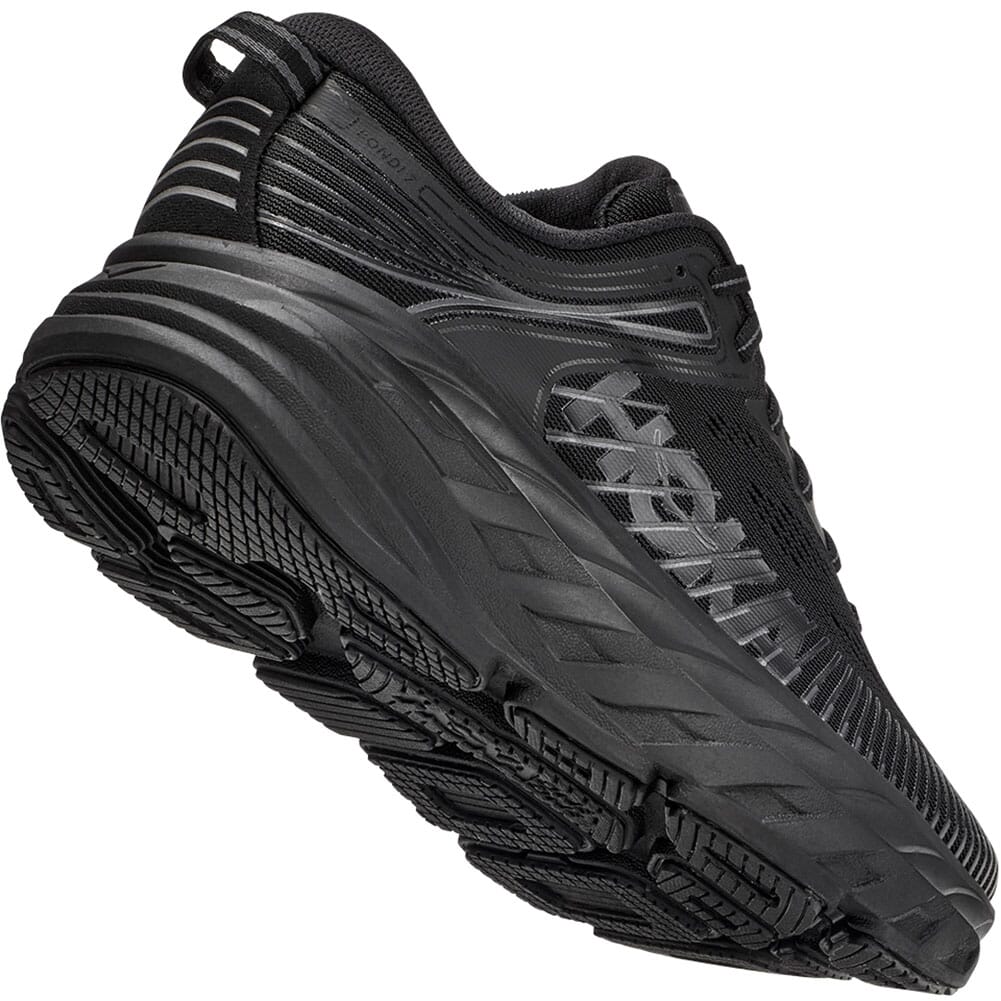 1110519-BBLC Hoka One One Women's Bondi 7 Athletic Shoes - Black/Black