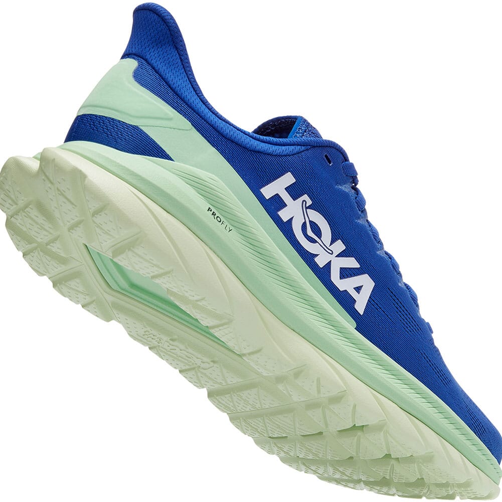 Hoka One One Men's Mach 4 Wide Running Shoes - Dazzling Blue ...