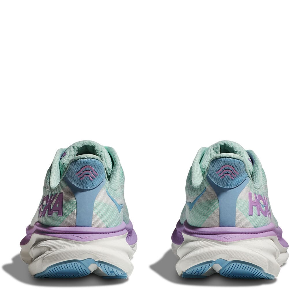 1127896-SOLM Hoka Women's Clifton 9 Running Shoes - Sunlit Ocean/Lilac Mist